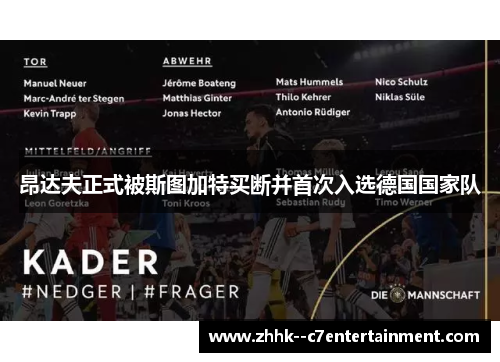 昂达夫正式被斯图加特买断并首次入选德国国家队 昂达夫正式被斯图加特买断并首次入选德国国家队